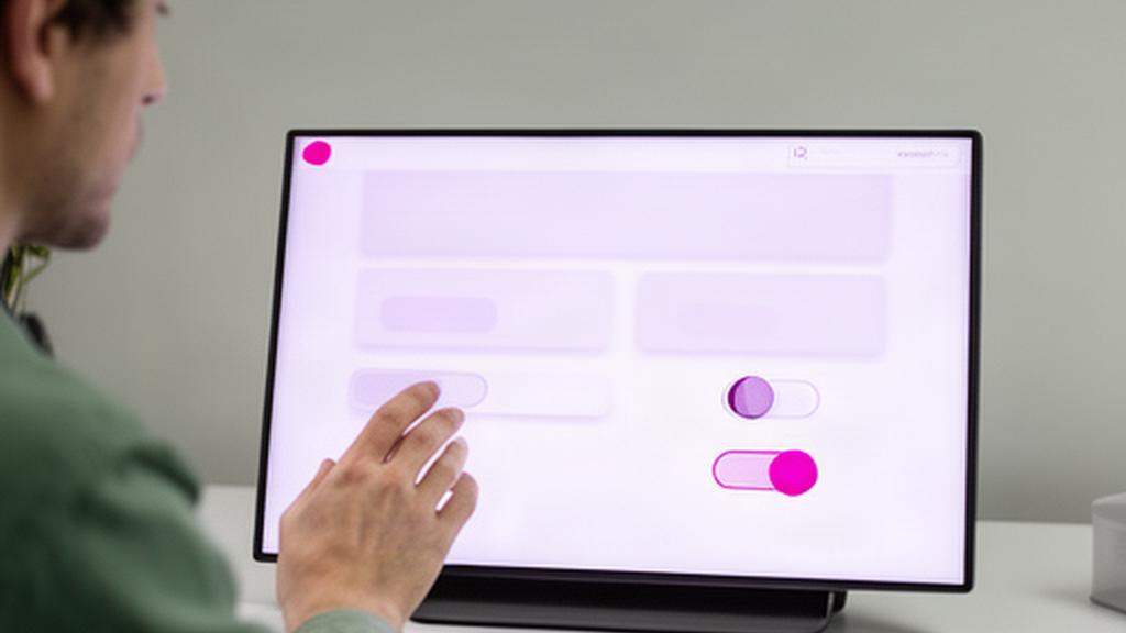 Persona seleccionando preferencias de privacidad en una pantalla de configuración